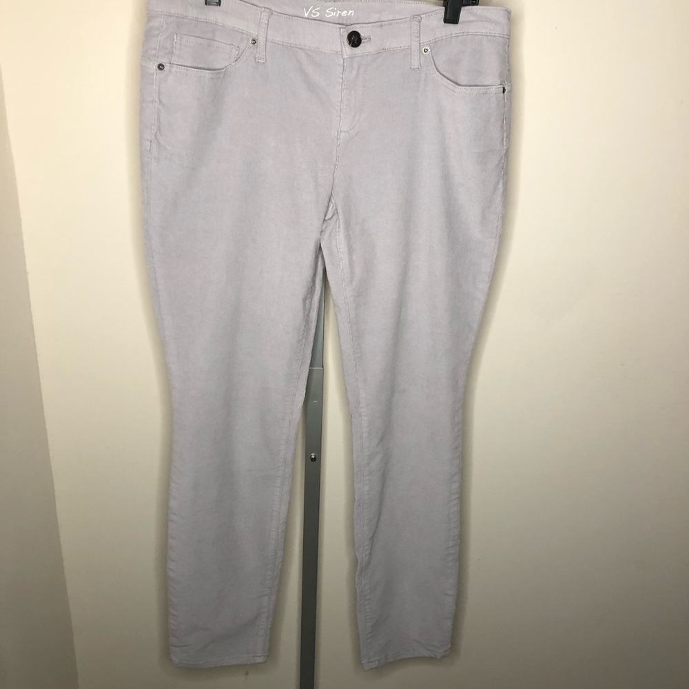 VS Siren Light Gray Corduroy Pants